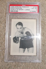 RARE PSA 4 1939 African Tobacco Card Eddie MaGuire World of Sport Large #100