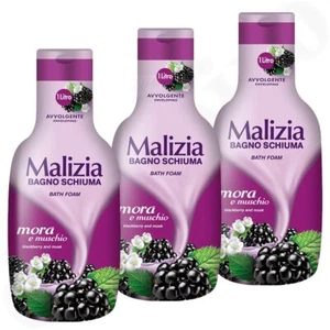 MALIZIA mora & muschio BROMBEERE & MOSCHUS Badeschaum 3x 1000ml - Bild 1 von 3