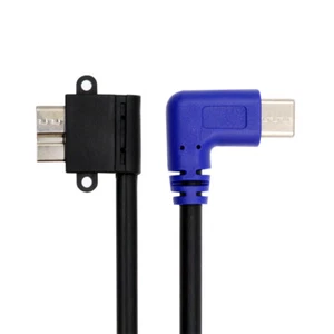 xiwai USB-C Host to Micro USB3.0 Right Angled for Industrial Camera Storage - Picture 1 of 6