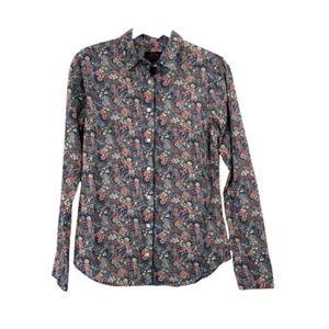 J. Crew Perfect shirt in Liberty elderberry floral Size 0 - Picture 1 of 6