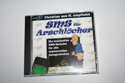 Daten-CD "SMS für Arschlöcher" mit hunderten SMS-Sprüche (Nostalgie) - Bild 1 von 3