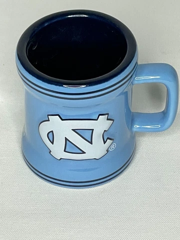 NORTH CAROLINA TAR HEELS NCAA SCULPTED MINI MUG SHOT GLASS Cover