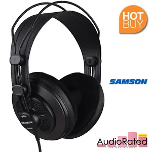 Wired Over Ear Headphones Semi-Open Black for Music Studio Monitoring Reference - Picture 1 of 12
