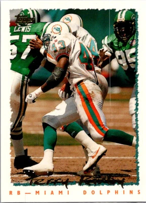 # 186 Terry Kirby Miami Dolphins 1995 Topps - Image 1 of 2