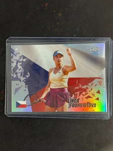 2024 Topps Cromo Linda Fruhvirtova Patriotic Pride #PPR-LF ESTUCHE HIT ROOKIE - Imagen 1 de 2