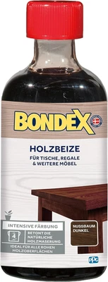 Mordente per Legno All'Interno Non Trattato, Noce Scuro, 0.25 Kg - Immagine 1 di 4