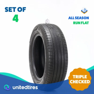 Conjunto de (4) Usado 225/60R18 Pirelli Cinturato P7 Run Flat 104H - 4-4.5/32 - Imagem 1 de 4