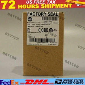 AB 1794-OF4I SER A Flex 4 Point Analog Output Module 1794OF4I New Factory Sealed - Picture 1 of 4