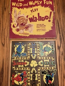 1950’s Vintage Wa-Hoo Game Board & Box Chinese Checkers Zondine Game California - Bild 1 von 21