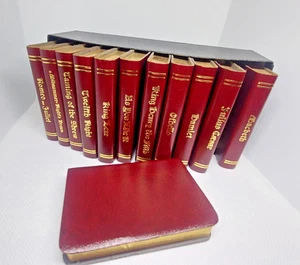 Vtg Midget Classics Will Shakespeare Burgess & Bowes 12 vol Pocket Size Box Set - Bild 1 von 16