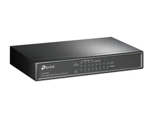TP-LINK 8-port Gigabit Desktop Switch 4-port PoE TL-SG1008P - Afbeelding 1 van 4