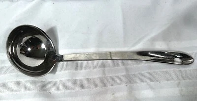 Большой полностью плакированный ковш из нержавеющей стали 6 унций - Изображение 1 из 4