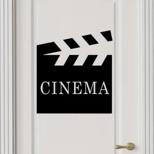 Cinema Movies Retro Film Vinyl Decal Sticker for Home, wall, décor, bar, café - Picture 1 of 14