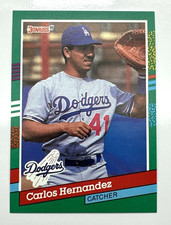 1991 Donruss #711 CARLOS HERNANDEZ Los Angeles Dodgers