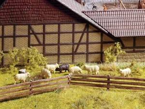 NOCH Weidezaun, handkoloriert aus Kunststoff, 13 Teile, 100 cm für - Bild 1 von 3