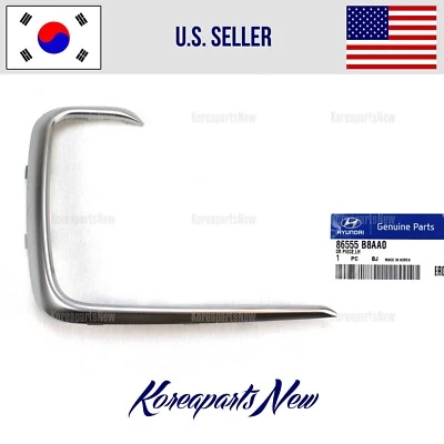 Parachoques delantero luz antiniebla moldura conductor izquierdo ⭐OEM⭐ Hyundai Santa Fe XL 2017-2019 Foto 1 de 4