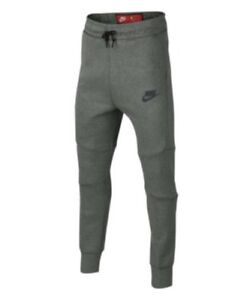 Nike Sportswear Youth Boy's Tech Fleece Joggers 804818 004 Sz S Dark Stucco