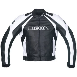 Richa Leather motorcycle/motorbike jacket - Richa Sniper Blue leather jacket - Picture 1 of 3
