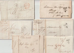 1829/39 4 BRIEFE & 2 UMHÜLLUNGEN 6 EDINBURGH ADDL1⁄2D POST STEUER LANGHOLM GLASGOW AYR - Bild 1 von 1