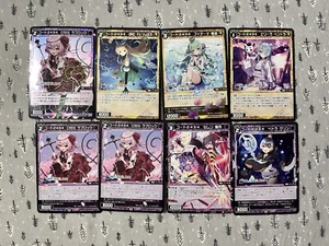 Wixoss Nijisanji EN Rosemi Lovelock Signed + Lazulight Obsydia Japanese Vtuber - Picture 1 of 2