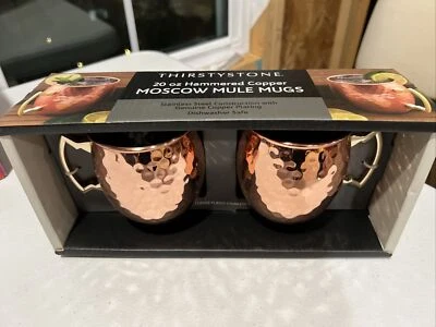 Tazas Mule Moscow 20oz (Juego de 2), Thirstystone, nuevas, HOT DESS Foto 1 de 2