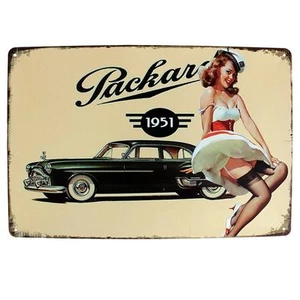Letrero de hojalata 1951 patas - retro estilo vintage - Imagen 1 de 1