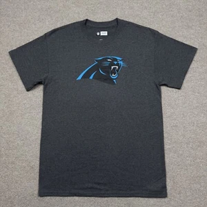 North Carolina Panthers Mens Shirt Size M Gray NFL Football Short Sleeve Graphic - Picture 1 of 8