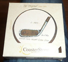 CoasterStone 4 Antique Golf Clubs Coasters in Box