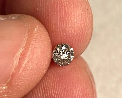 0.32 Carat Fancy Grayish Brown Round Brilliant Natural Earth Mined Diamond 4.32m - Image 1 of 4