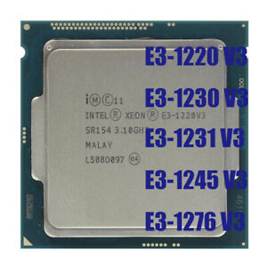 Intel Xeon E3-1220 V3 E3-1230 V3 E3-1231 V3 E3-1245 V3 1276 V3 LGA1155 Processor