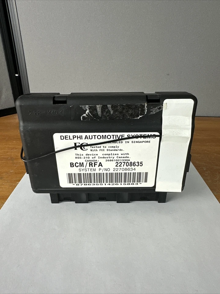 2003-2005 CHEVROLET CAVALIER BODY CONTROL MODULE BCU BCM 22708635 OEM DELPHI - Изображение 1 из 4