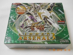 Yu-Gi-Oh! Hidden Arsenal 3 Booster Box 1st Edition Sealed NEW Konami TCG CCG YGO - Picture 1 of 2