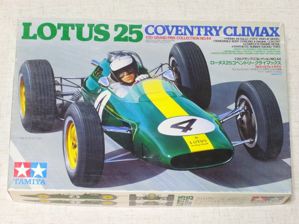 ”Lotus 25 Coventry Climax” Tamiya 1/20 No.44 Foto 1 de 3