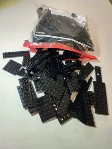 Lego Lot Black Random Bricks 260+ Pieces - Picture 1 of 6