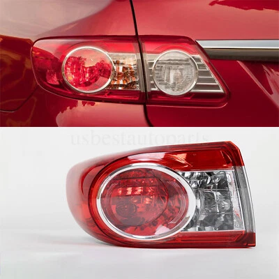 For 2011-2013 Toyota Corolla Driver Side Left Side Tail Light Assemblies - Image 1 of 4