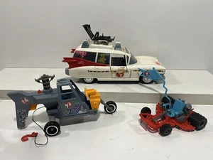 Vintage 1980’s Real Ghostbusters ECTO-1 ECTO 2, ECTO 3 Cars See Photos - Picture 1 of 17