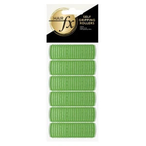 Hair FX Self Gripping 21mm Green Rollers, 6pk - Hair Salon Quality - Picture 1 of 3