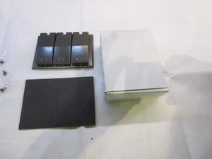 drei Gang wetterfeste elektrische Abdeckung - Bild 1 von 6