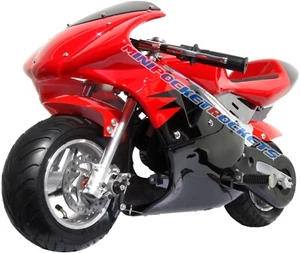 Pocket Rocket Motorcycle | Gas-Powered 40cc Mini Pocket Rocket Bike | 25+ MPH - Picture 1 of 6