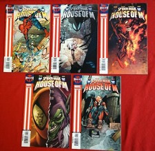 Spider-man House of M #1-5 (Marvel 2005) Complete Set