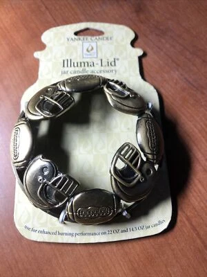 Yankee Candle Casco de Fútbol Deportes Otoño Illuma Tapa Tarro Vela Accesorio ¡NUEVO!! Foto 1 de 4