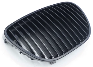 Schwarzer Lamellenrost Emblemloser Kühlergrill Grill kompatibel mit Seat Ibiza 6L 2002-2009 - Bild 1 von 3