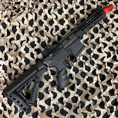 NEW G&G Armament CM16 SRS AEG Airsoft Gun - Black (EGC-16P-SRS-BNB-NCM)