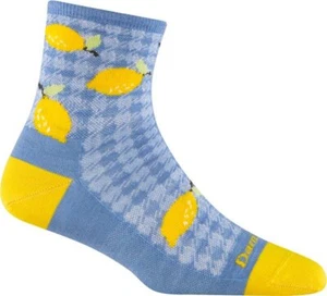 Darn Tough 6102 Ctnry Blue Women's Fruit Stand Shorty Lightweight Lifestyle Sock - Picture 1 of 1