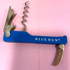 BLUE NUN Wine Pocket Knife Corkscrew Bottle Opener Franmara Italy - Picture 1 of 4