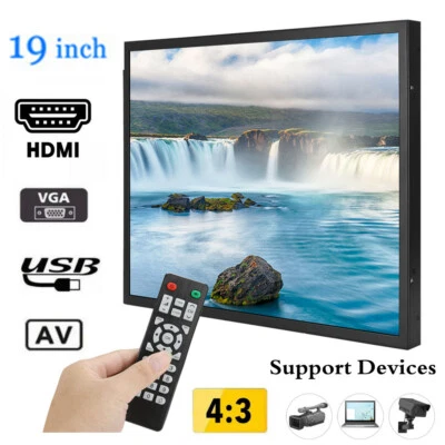 19' TFT HD Screen Monitor Display VGA  AV 1280x1024 4:3 for Computer PC CCTV - Image 1 of 4