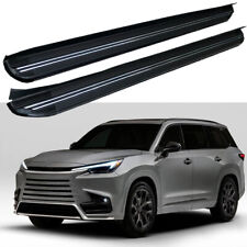 2PCS Black Running Board fits for Lexus TX 2024 Side Step Nerf Bar Stairs