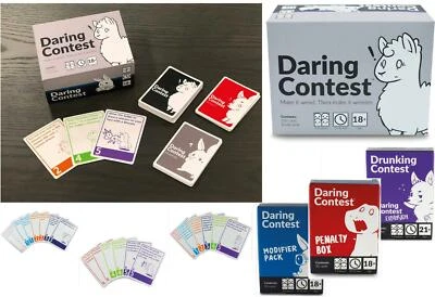🍻 Daring Contest Drinking Card Game – Hilarious Adult Dare Party Game! Xmas Fun - Image 1 of 4