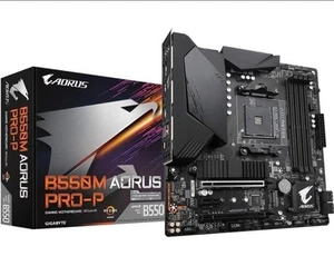 Gigabyte AMD B550M Aorus Pro-P AM4 B550 DDR4 mATX Motherboard - Photo 1/3