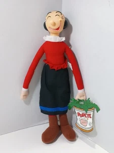 Popeyes Olive Oyl Plush Doll 13" Play by Play 2000 WITH ORIGINAL TAGS - Picture 1 of 6